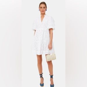Tuckernuck Cameron Eubanks White eyelet dress NWT